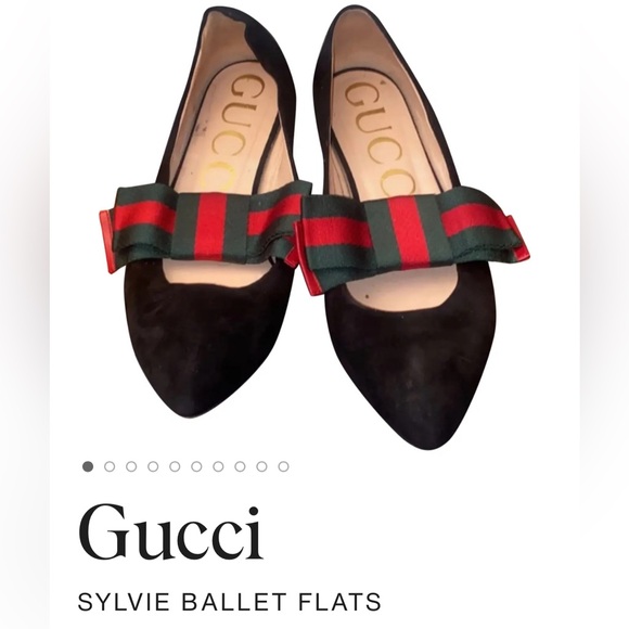 Gucci Sylvie ballet flats EUC - Picture 1 of 3